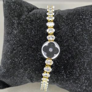 New Elegant Silver and Gold Bracelet #106